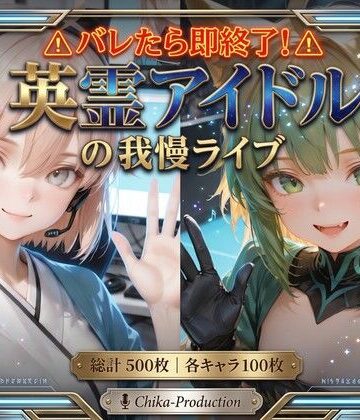 バレたら即終了、英霊アイドルの我慢ライブ 〜魔法のオナホで挿入されたまま歌唱〜（連続中出し・ボテ腹）【Chika-Production❤羞恥】