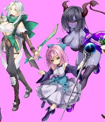 脱衣萌えキャラ_01【ジークンソフト❤ファンタジー】