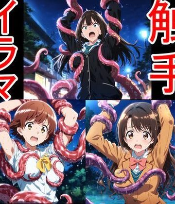 触手イラマ凛未央卯月【aiヒロインクリエイト❤辱め】