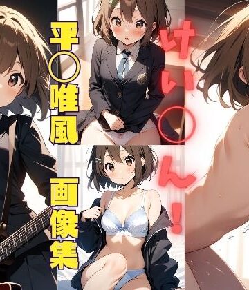 けい◯ん！ 平◯唯風 画像集【パンティー旅情❤イラスト・CG集】