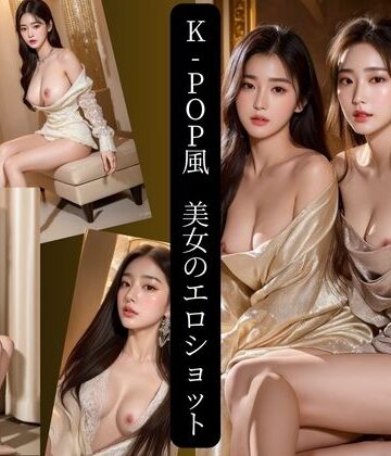 K-pop風美女のエロショット【AIプロデューサー❤巨乳】