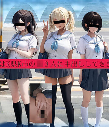 今回はK県K市のJK3人に中出ししてきました。【テグラユウキ❤中出し】
