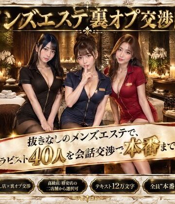 メンズエステ裏オプ交渉師〜抜きなしの店で、セラピスト40人を本番まで落とす〜【流出保管庫❤人妻・主婦】評価3.33