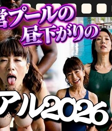 市営プールの昼下がりのリアル2026 〜競泳水着の熟女7人が黒人コーチの極太チ◯ポに堕ちるまで〜【コーヒーライダー❤熟女】